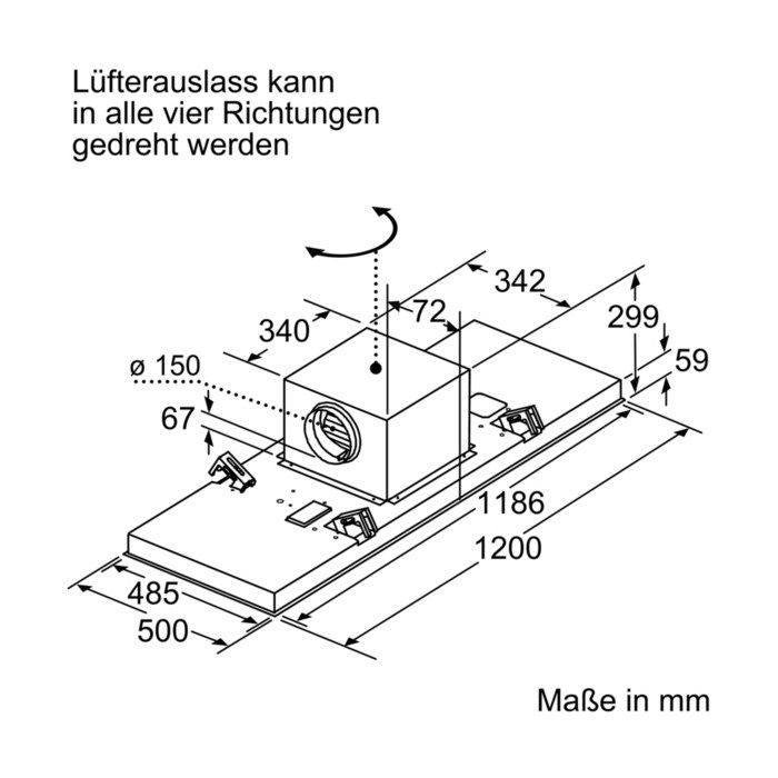 Siemens Deckenlüfter iQ500 LR27CBS20