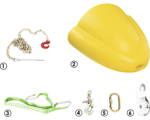 Bosbouwaccessoireset Draagbare lier PCA-FS