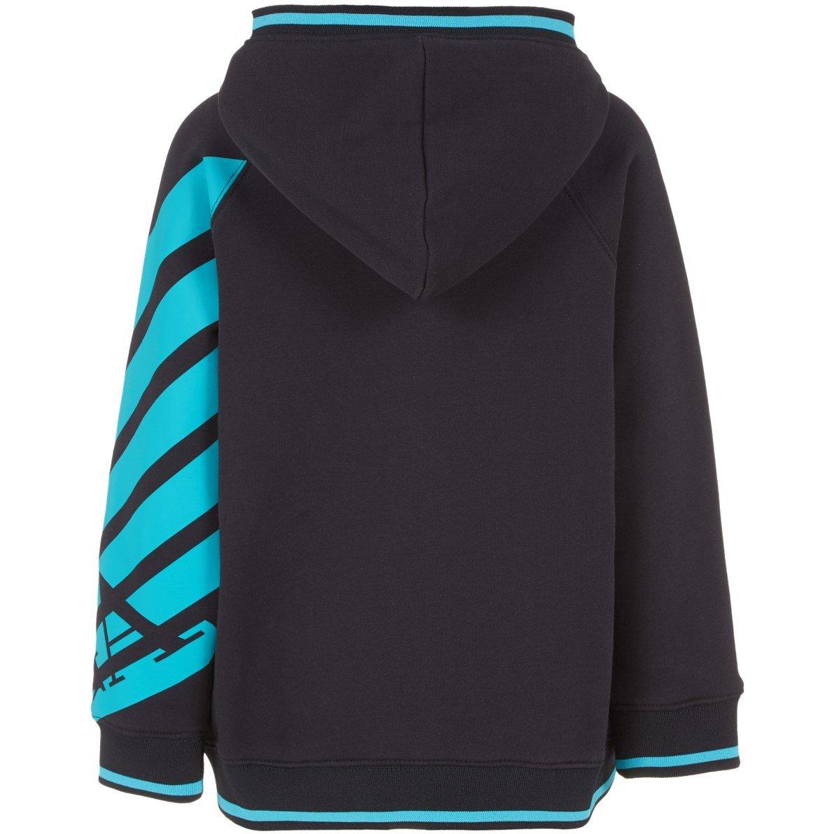 Emporio Armani Eagle Sleeve Contrast Hoodie Juniors