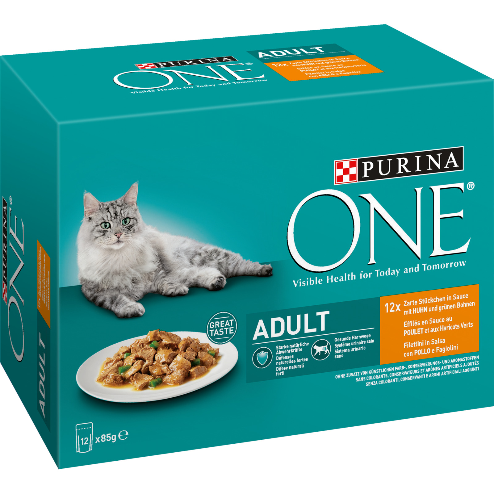 Purina One Adult Huhn 12x85g