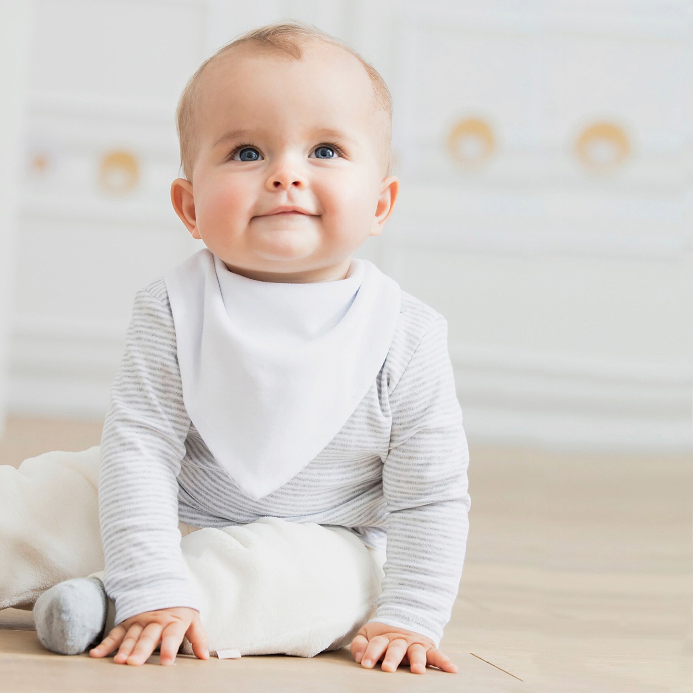 baby-walz - BASICS 2er-Pack Wende-Dreieckstücher