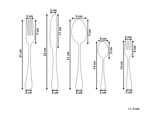 Set de 30 couverts FUSILLI Multicolore
