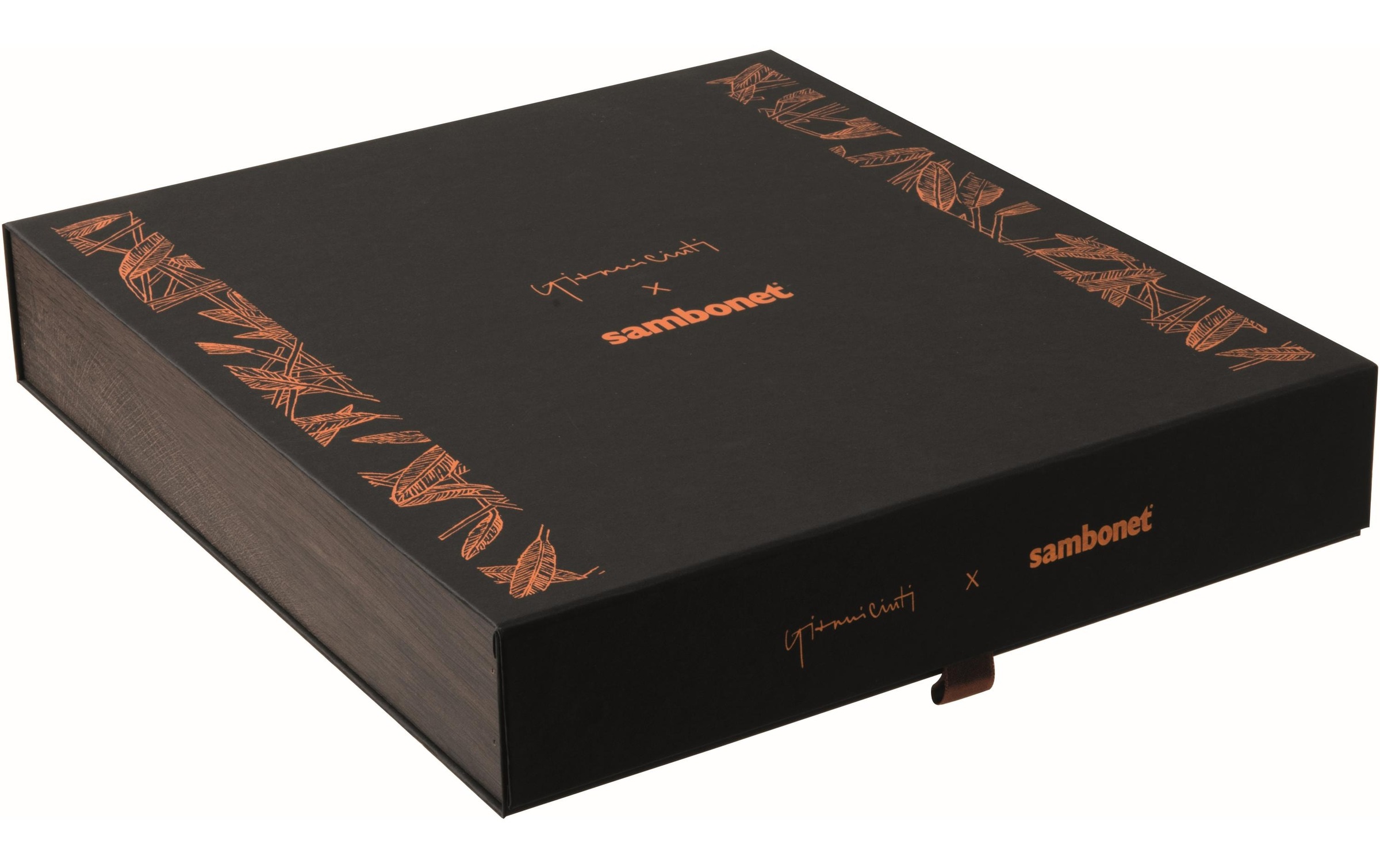 sambonet Besteck-Set »Tafelbesteck Jungle Schwarz«