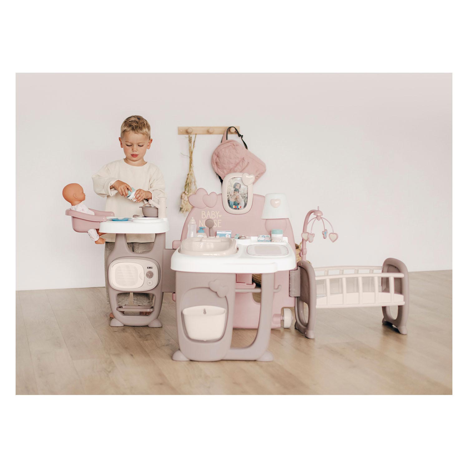 Smoby Baby Nurse Poppen Verzorgingscentrum, 23dlg.