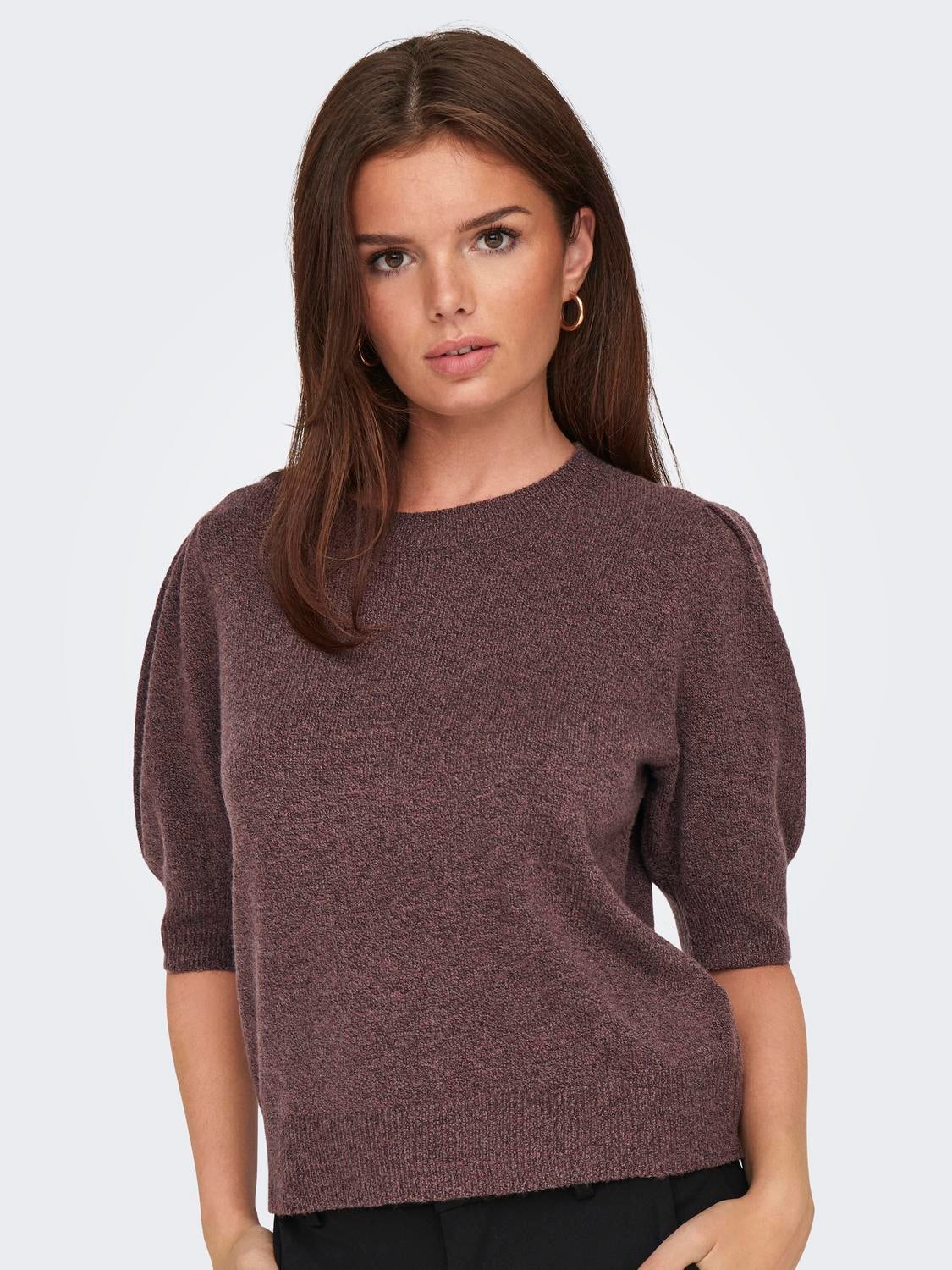 ONLRICA Strickpullover Rose Brown