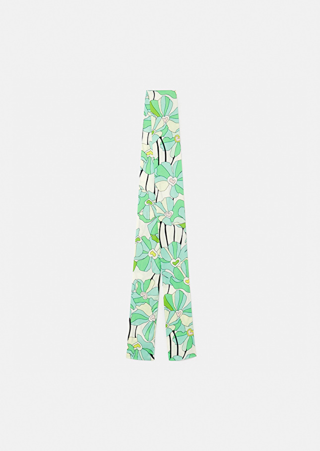 Foulard Emelinevert imprimé à fleurs