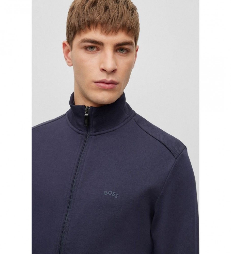 Moletom BOSS Skaz Curved Navy
