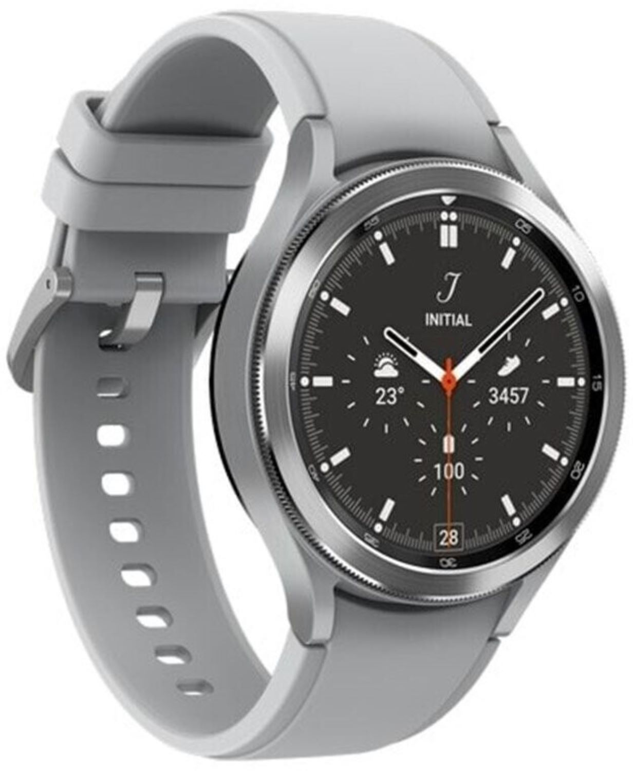 REFURBISHED – Samsung SM-R895 Galaxy Watch 4 Classic 46mm LTE Silver - Wie Neu