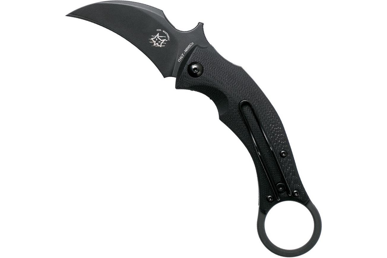 Fox Black Bird Bastinelli FX-591 Black karambit