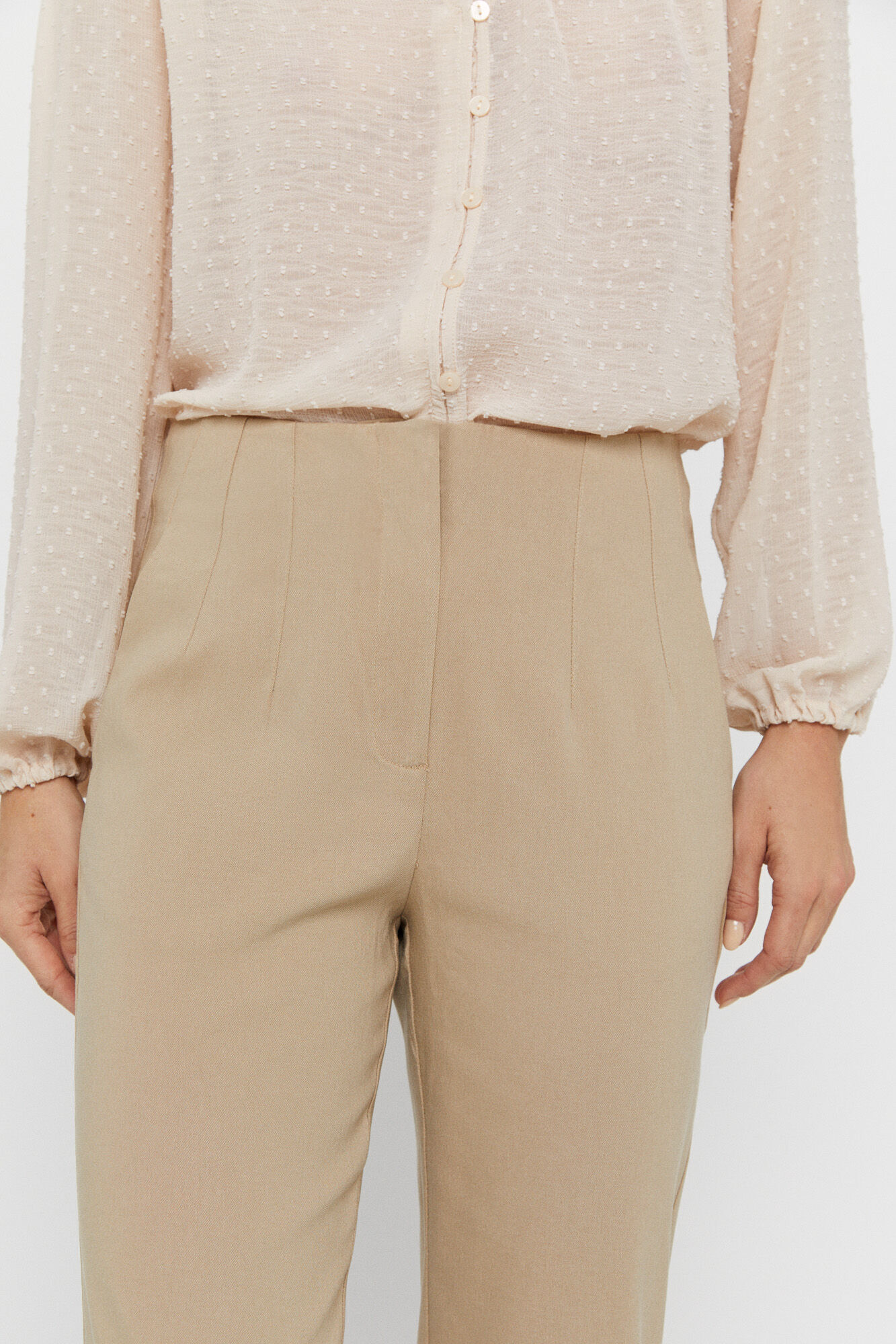 Calça Skinny - Marrom