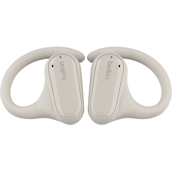 Belkin SoundForm ClearFit Casque True Wireless Stereo (TWS) Crochets auriculaires Appels/Musique/Sport/Au quotidien Bluetooth Sable