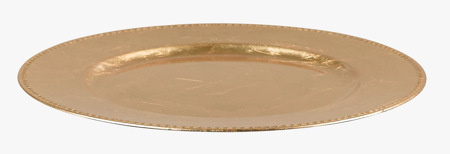 Dekketallerken gull - ø 33 cm