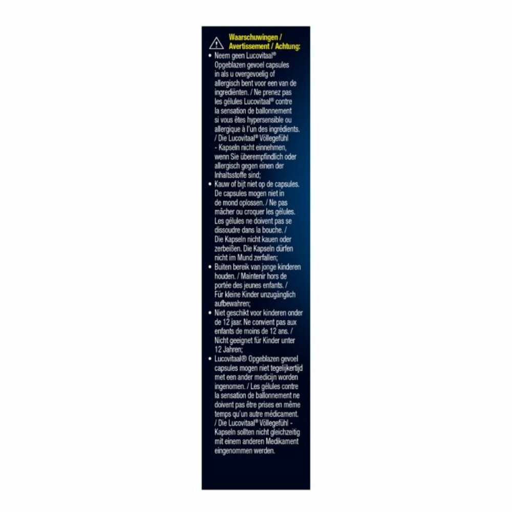 Lucovitaal Opgeblazen Gevoel 30 capsules