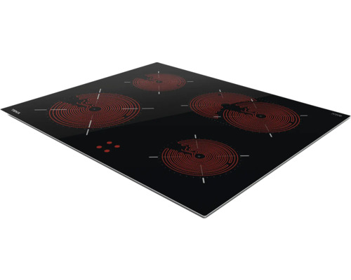 Glaskeramische kookplaat met frame TEKA 60 x 51,5 mm 4 kookzones TTB64320TTCBK