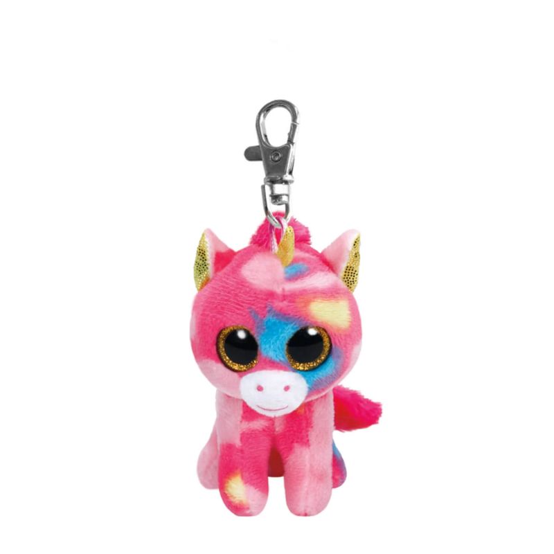 Porte-clés peluche Beanie Boo's 9 cm Fantasia la licorne