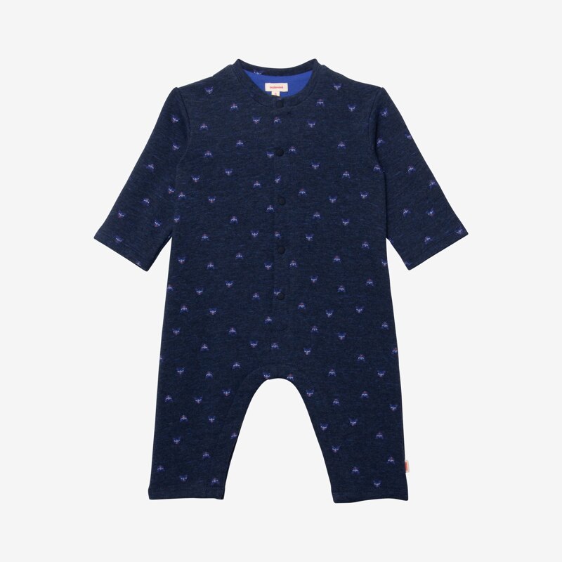 Combinaison bébé garçon micro tigres bleu Catimini Bleu