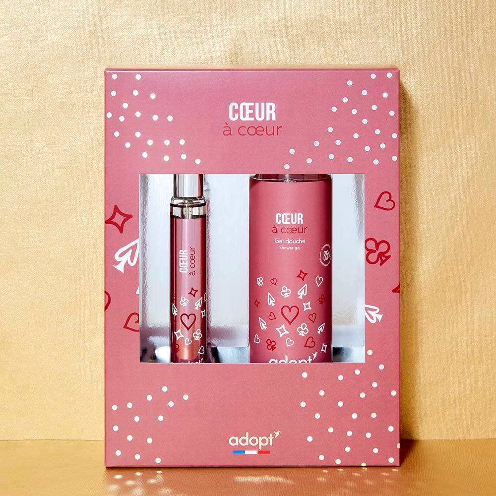 Cœur à cœur Coffret eau de parfum 30ml + gel douche 250 ml