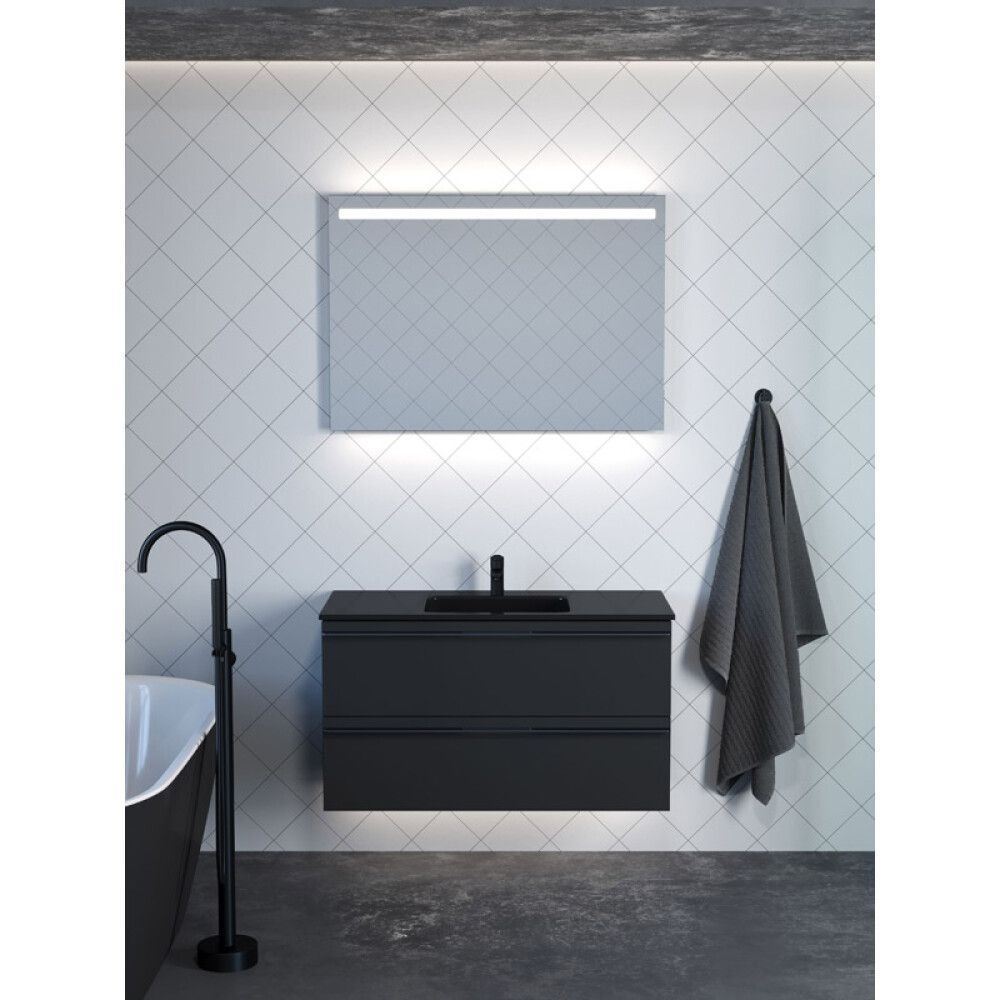 BADEROMSMØBEL CAMARGUE SKÄRGÅRD SERVANT SVART 100 CM