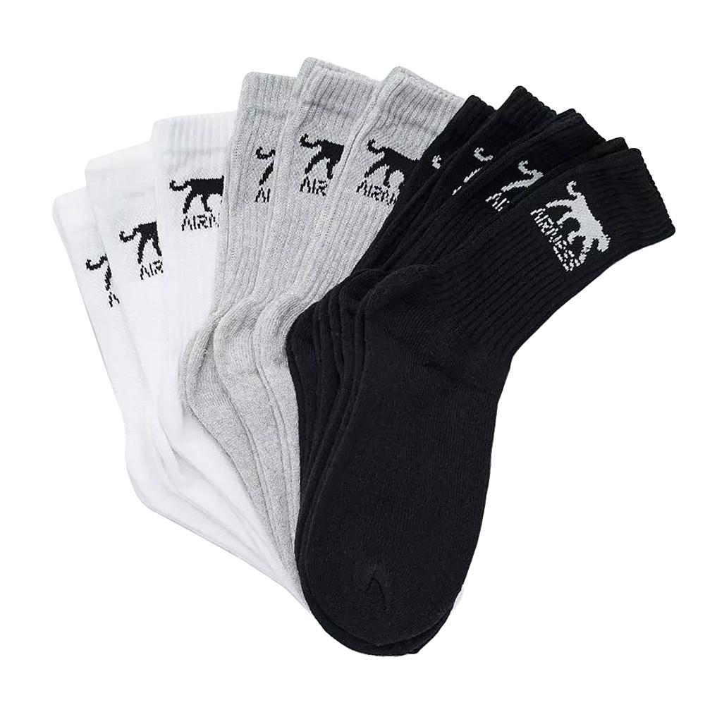 Airness X10 Paires de chaussette Noir Garçon Airness