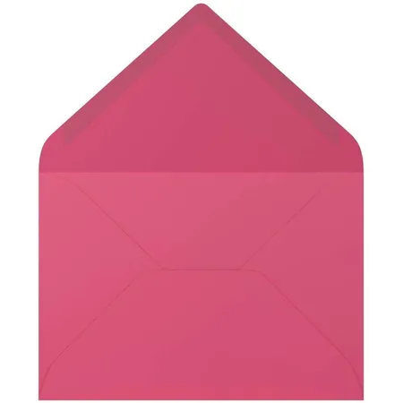Rössler Coloretti Briefumschläge 80 g/m², B6, pink, 5 Stück