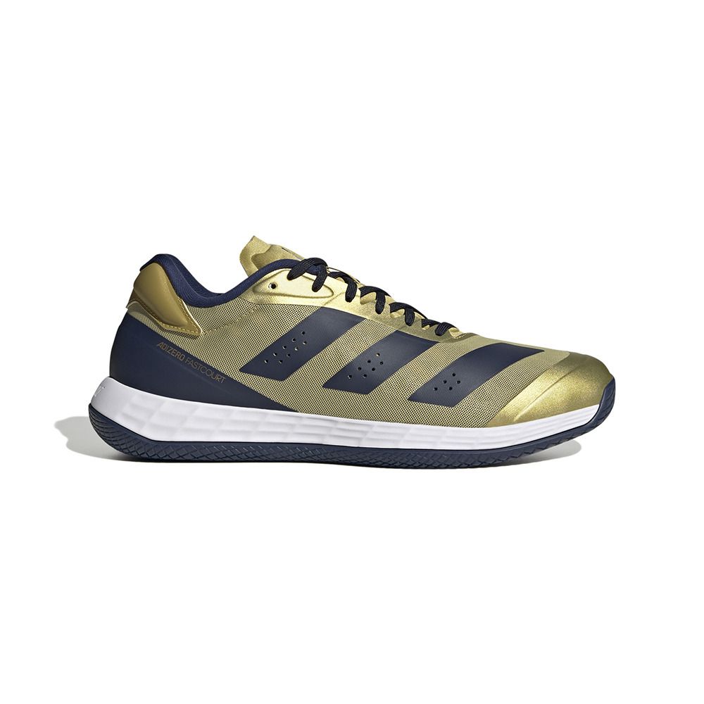 Adidas Performance ADIZERO FASTCOURT - Chaussures volleyball Homme gold/navy/white