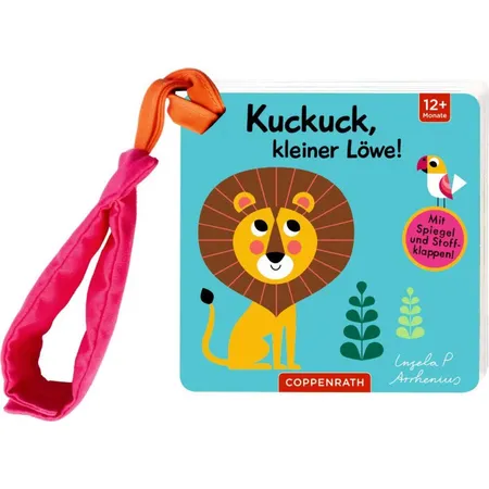 Coppenrath Verlag Mein Filz-Fühlbuch für den Buggy: Kuckuck, kleiner Löwe!