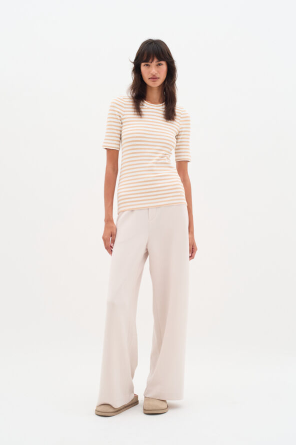 InWear DagnaIW Striped T-Shirt Alabaster/pure white stripe