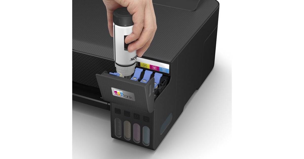 EpsonEcoTank ET-1810 A4 Wi-Fi-printer met inkttank inkjetprinter  (Zwart, Wi-Fi, inclusief tot 3 jaar inkt)