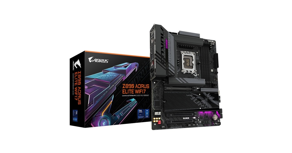 GIGABYTEZ890 AORUS ELITE WIFI7 socket 1851 moederbord  (RAID, 2.5Gb-LAN, Wi-Fi 7, BT, Sound, ATX)