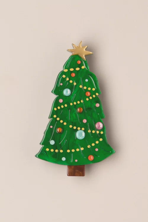 Erstwilder Topped With Tinsel broche