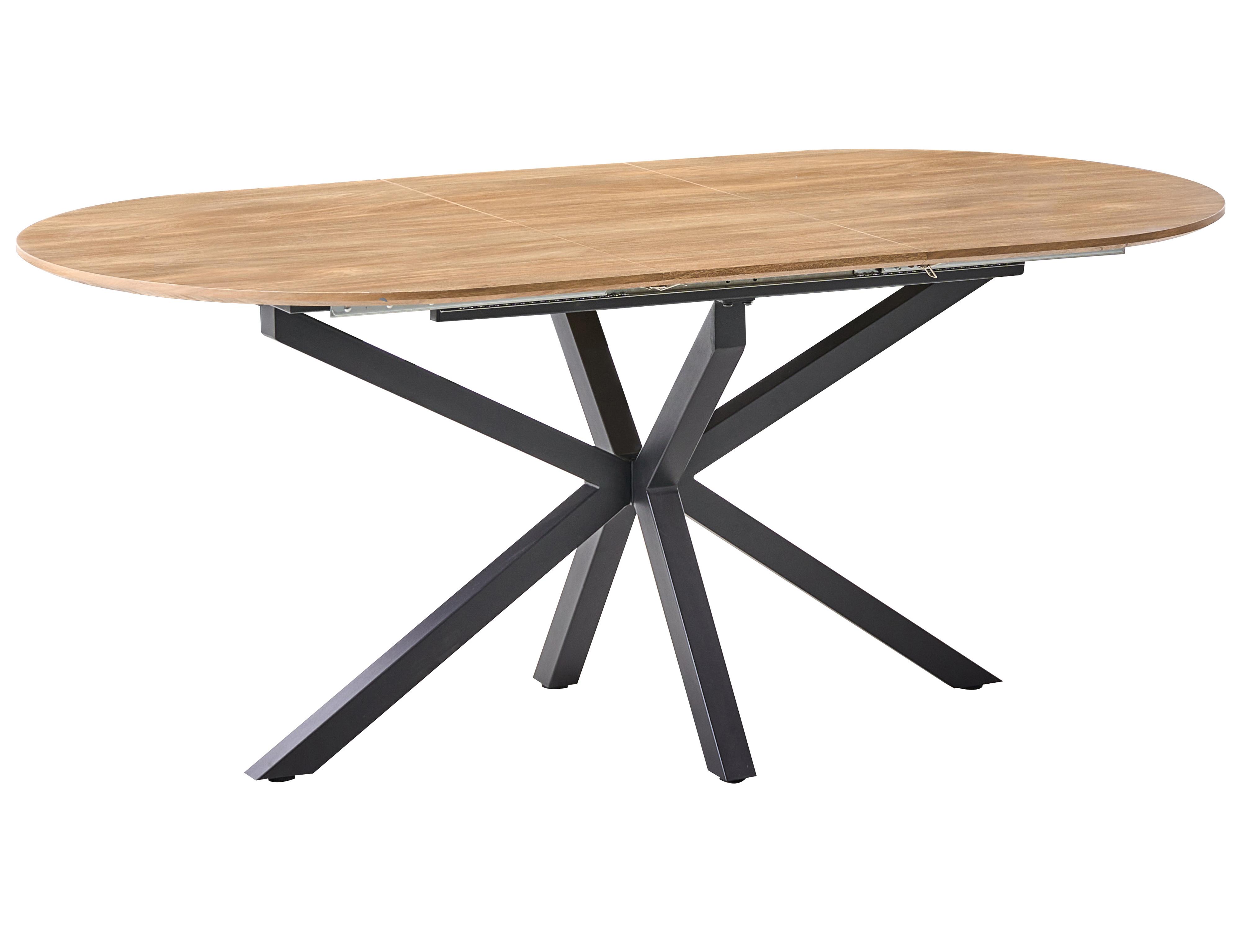 Eettafel uitschuifbaar MACQUARIE Bruin 90 cm 140/180 cm