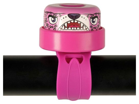 Sonnette de vélo enfants |Léopard Rose |Crazy Safety |Colorée  facile à utiliser