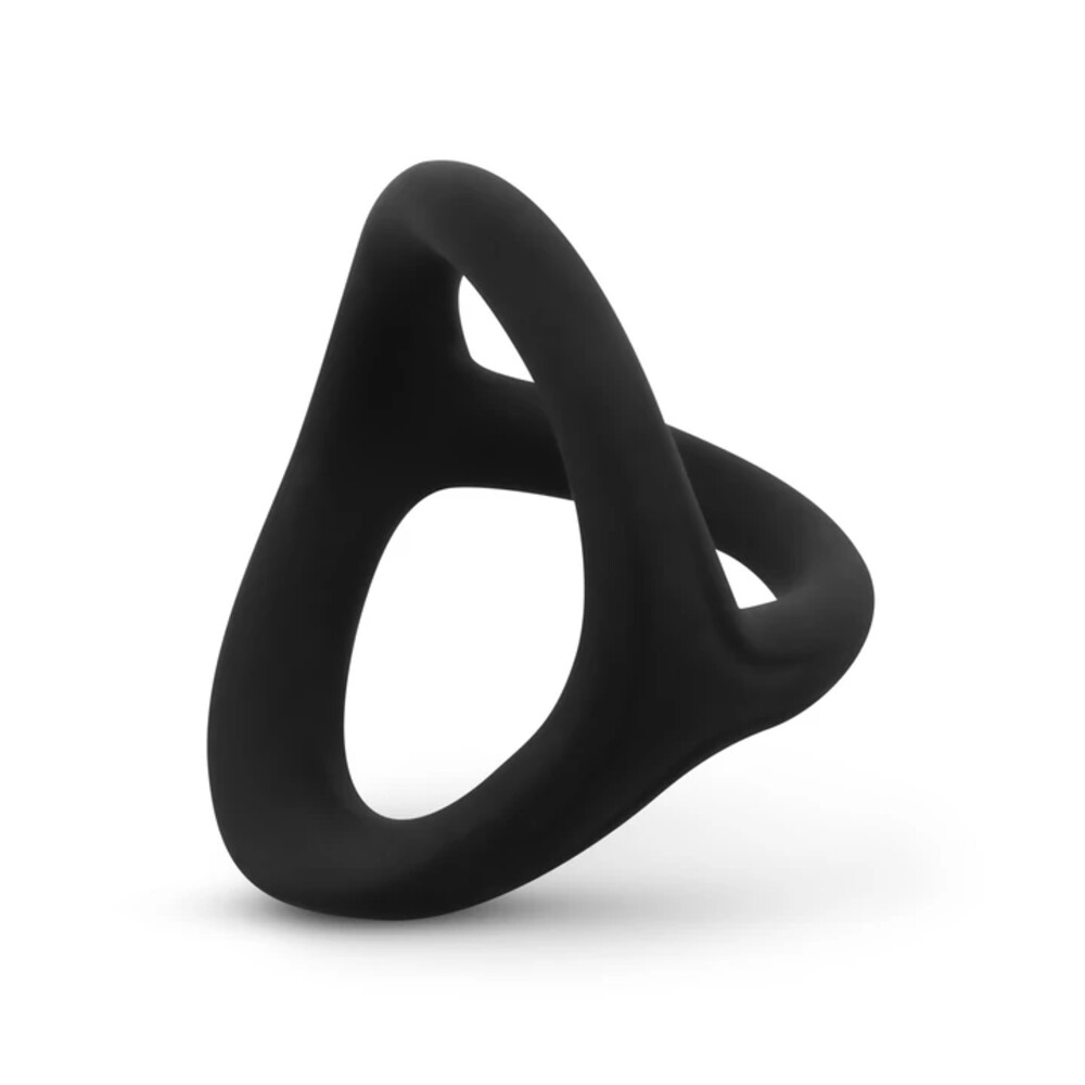 Easytoys Flexibele Multifunctionele Cockring Zwart