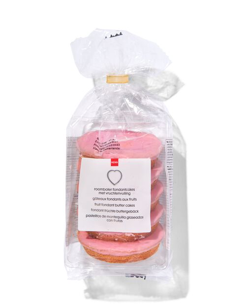 cakes au beurre avec pâte à sucre et fourrage aux fruits 300g