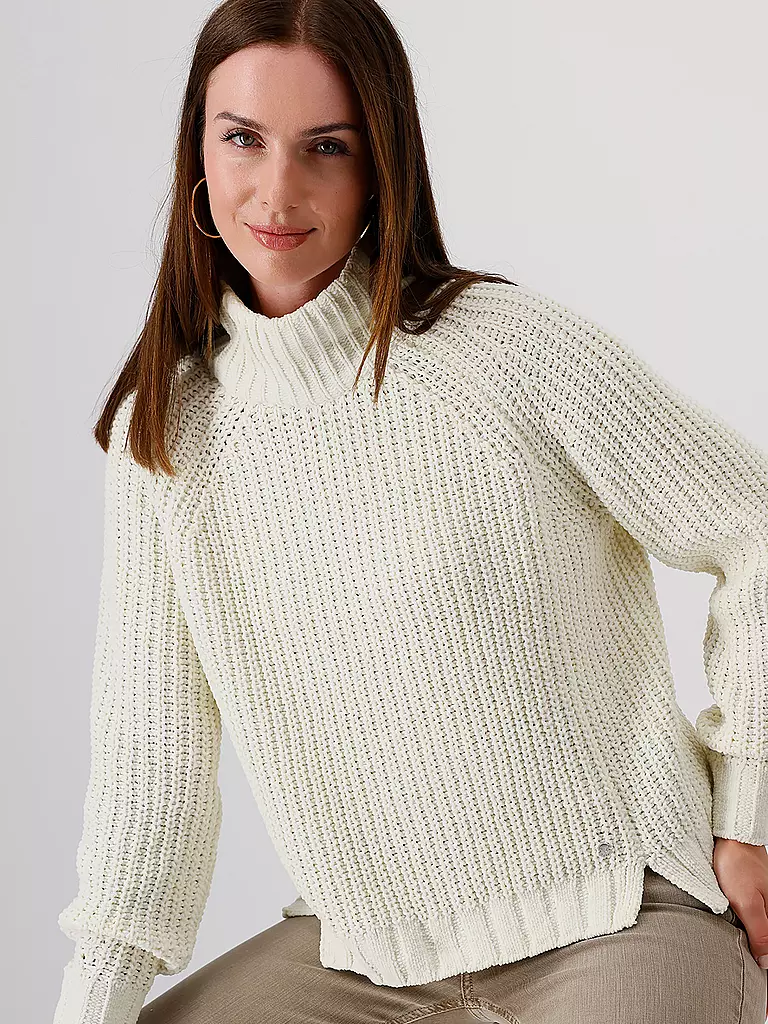 MONARI Rollkragenpullover creme