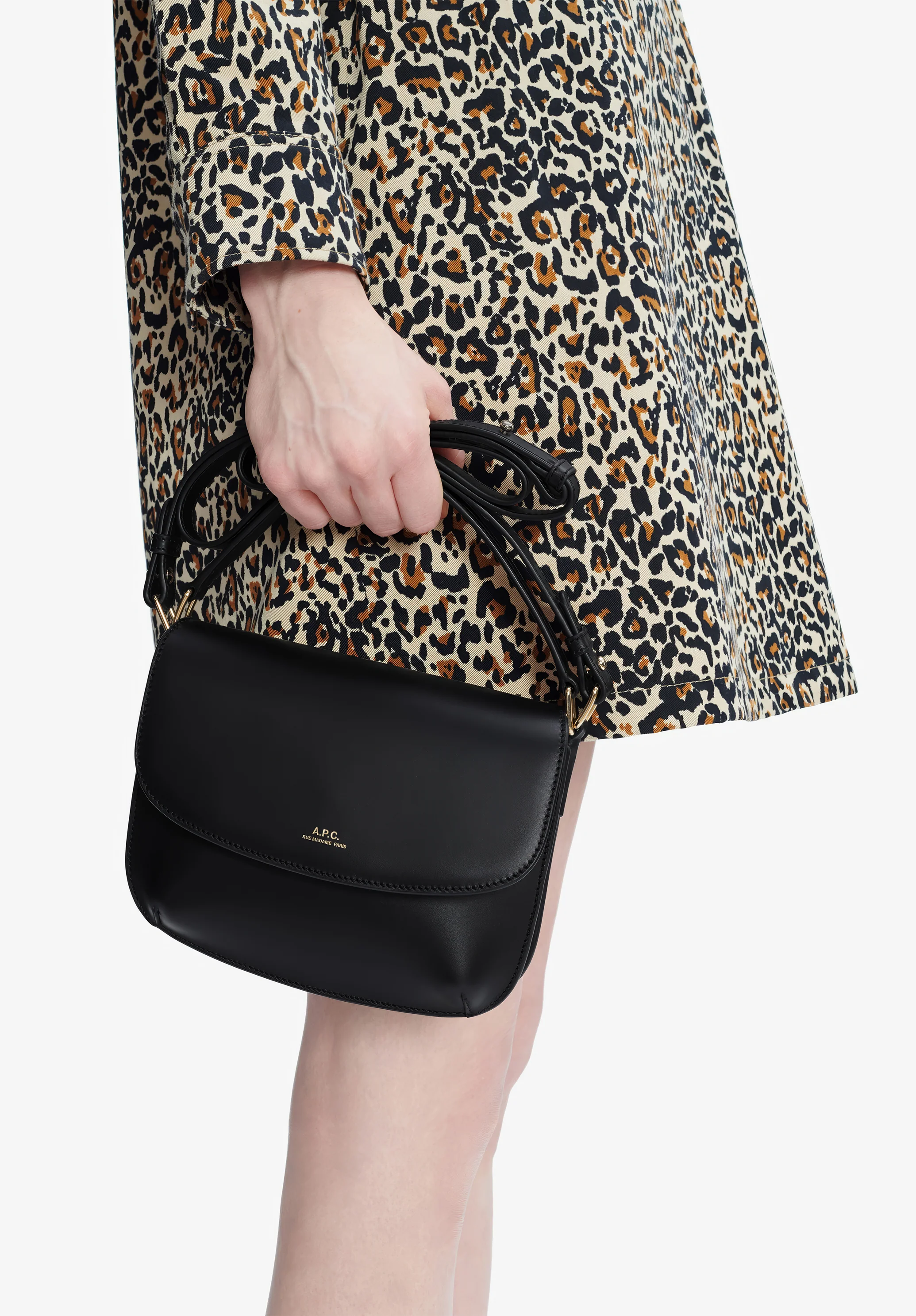 sac sarah shoulder mini - Noir