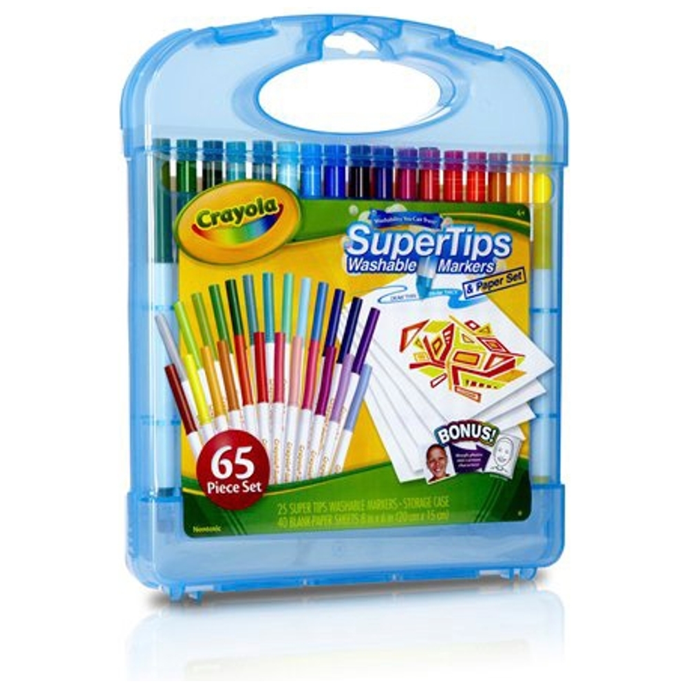 Crayola Supertips Mal- und Kreativkoffer