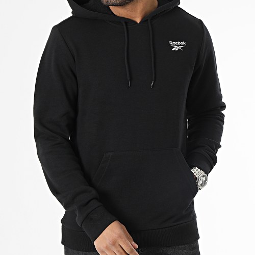 Sweat Capuche Reebok Identity Left Chest HA9273 Noir