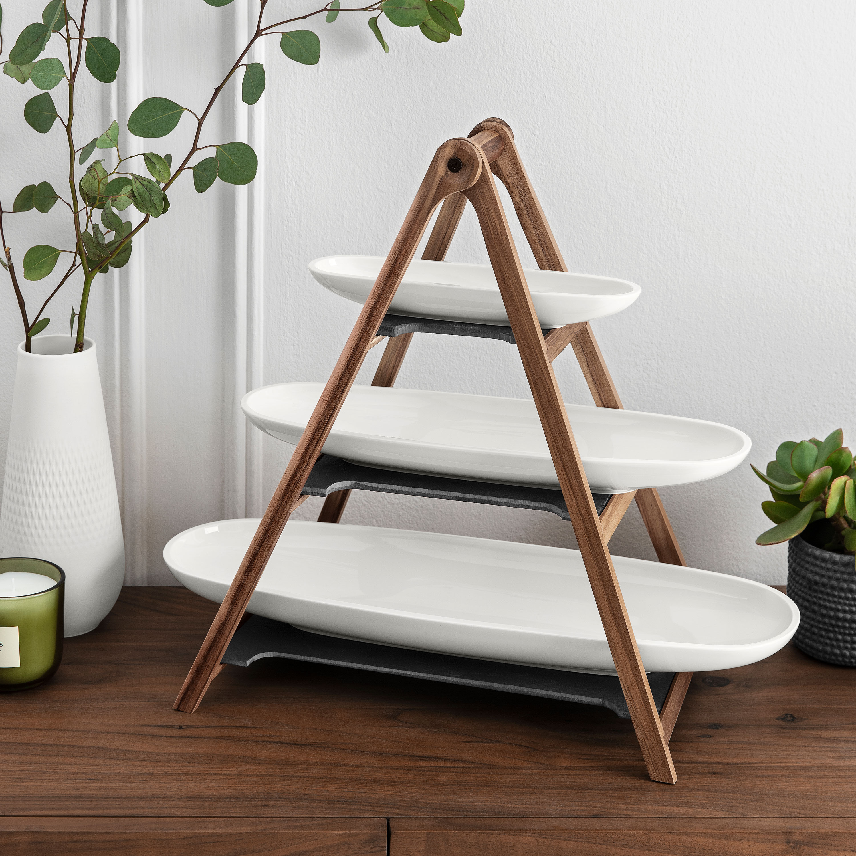 Artesano 3 Tier Stand White, 21.7'' x 10.1''