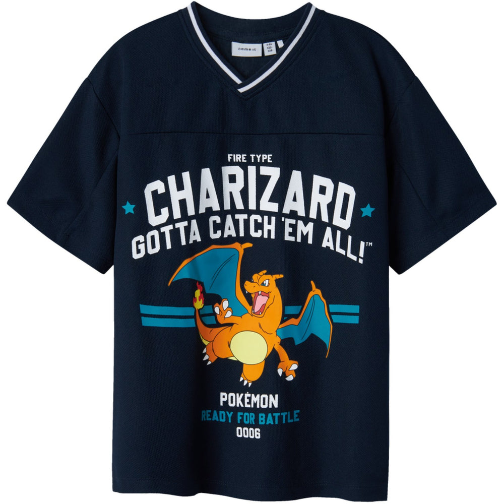 Køb Name It Navy Blazer Milas Pokemon Regular Poly T-Shirt