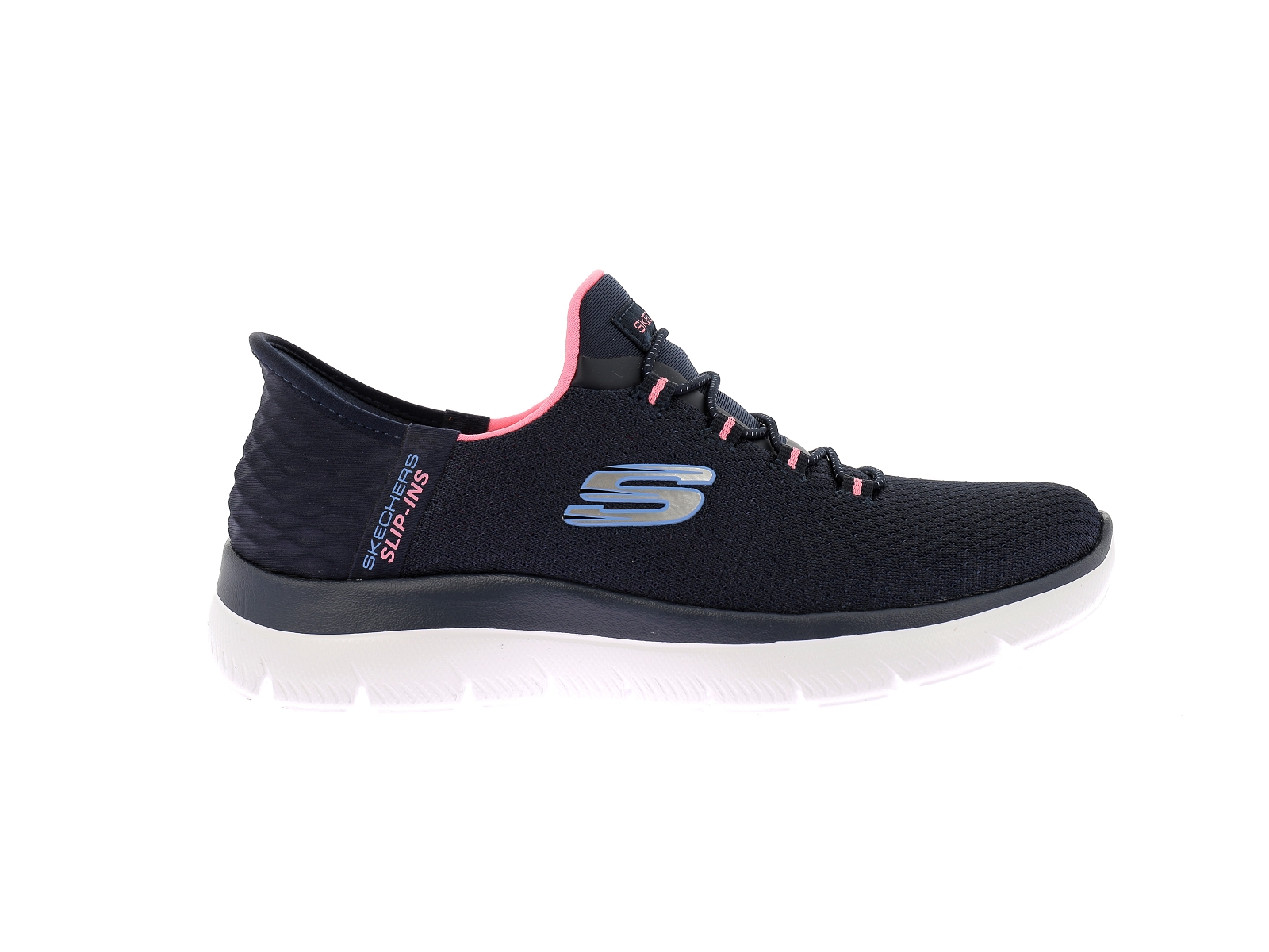 Skechers-SUMMITS DIAMOND DREAM Matières combinées Bleu Rose