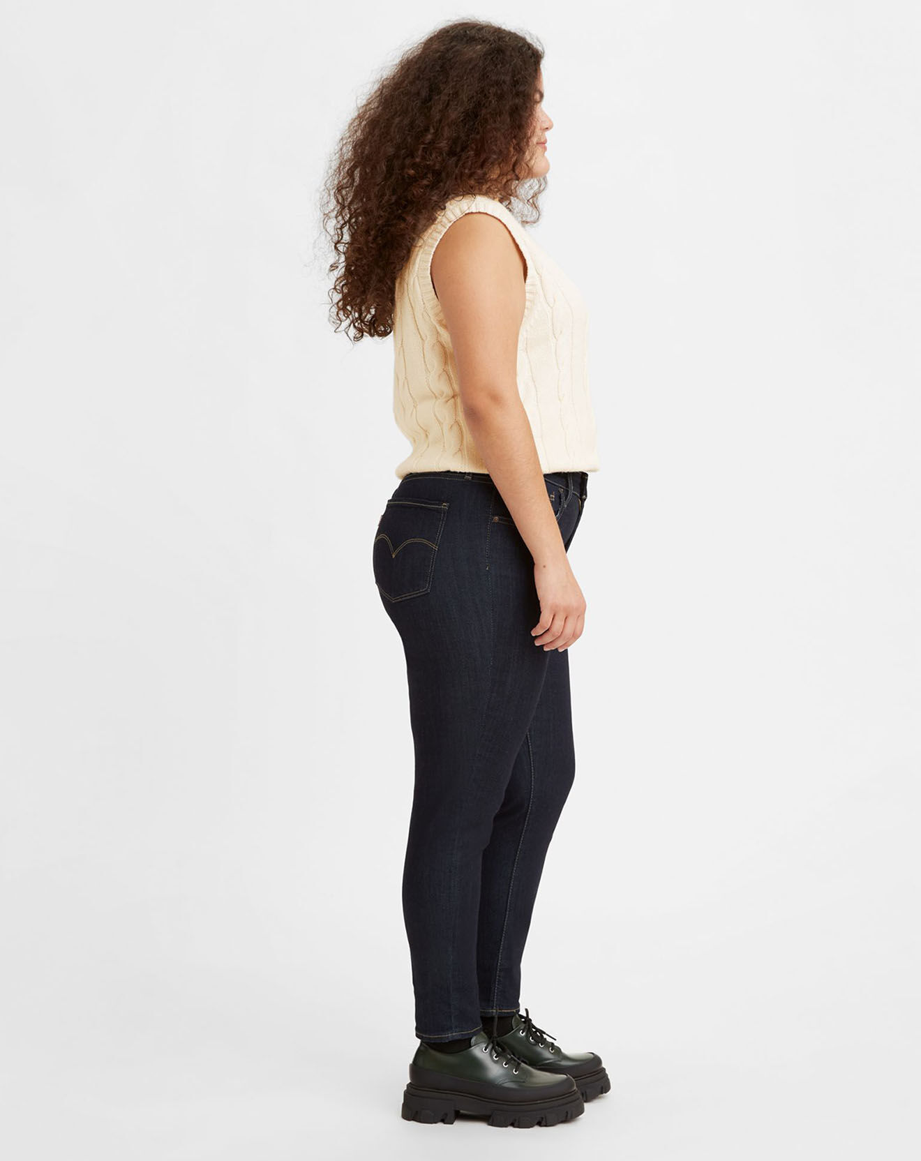 Levi's® Jean 721 taille haute Sculpt with Hypersoft bleu brut