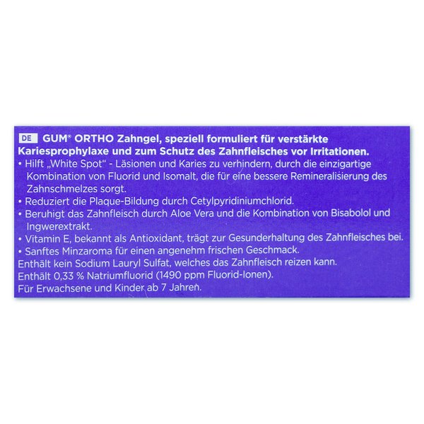 GUM Ortho Zahngel (75 ml)