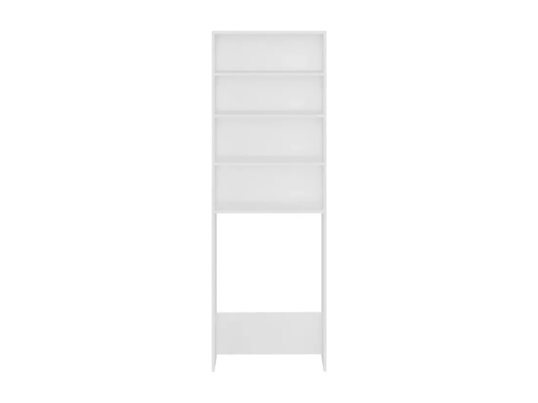 Meuble pour machine à laver Blanc 64x24x190 cm