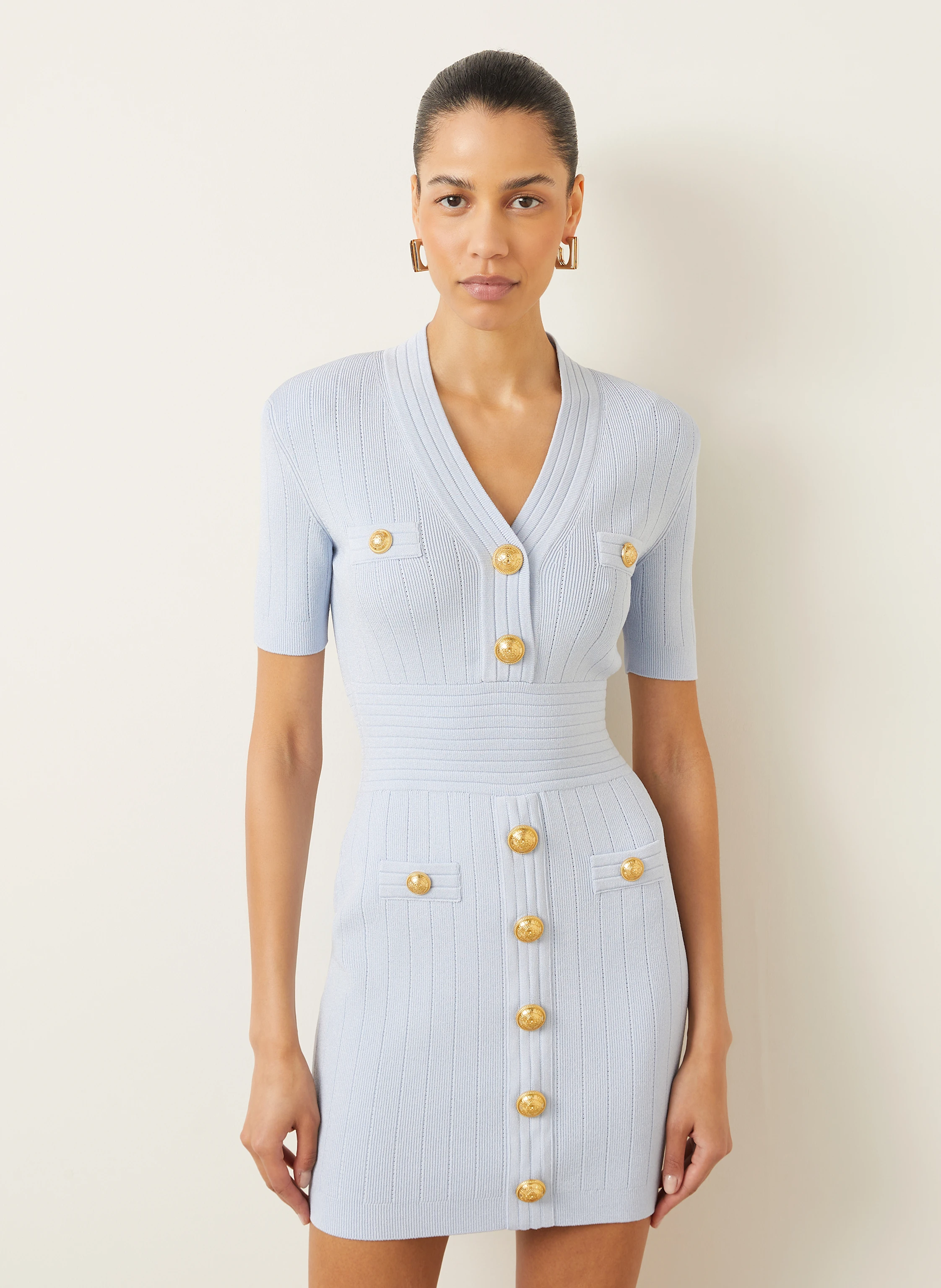 BALMAIN Strickkleid
