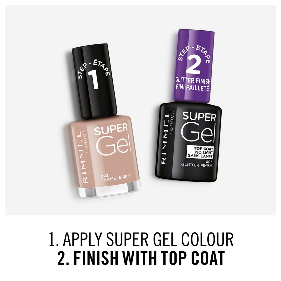 Rimmel London Super Gel Nail Polish 022 Shamelessly 12ml