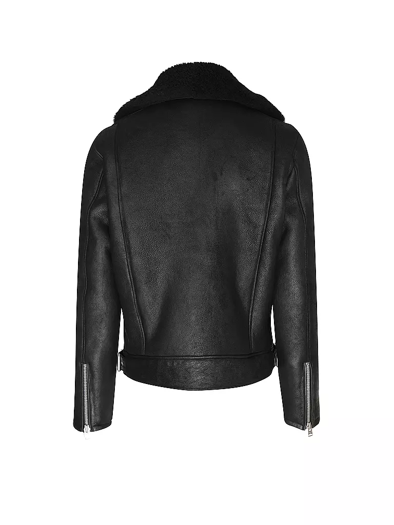 ALLSAINTS Lederjacke XENA schwarz