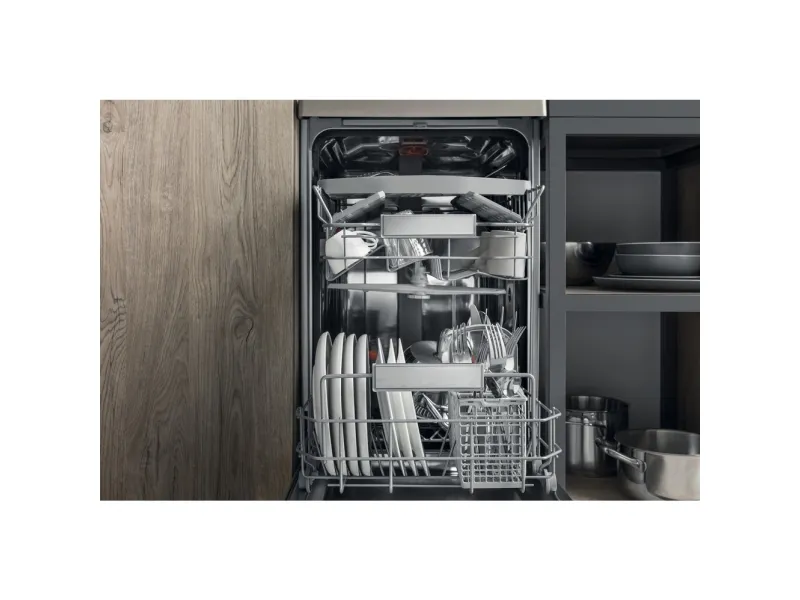 Hotpoint-Ariston HSFO 3T223 WC X - Opvaskemaskine - Rustfrit stål