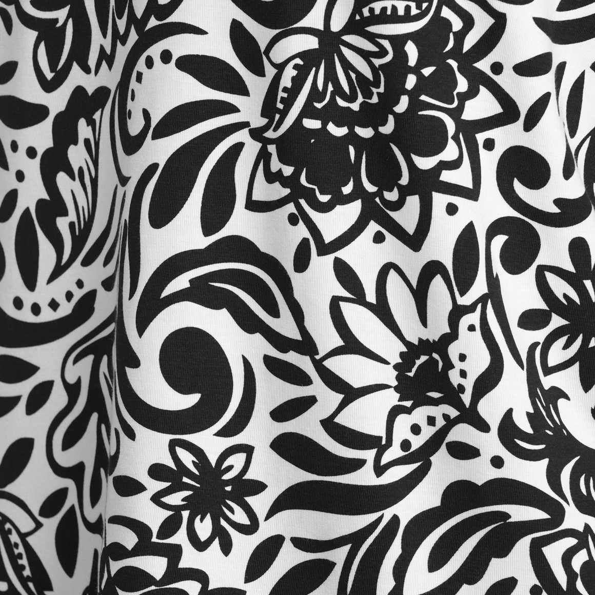 Gina Benotti Damen T-Shirt mit Print schwarz / cremeweiss