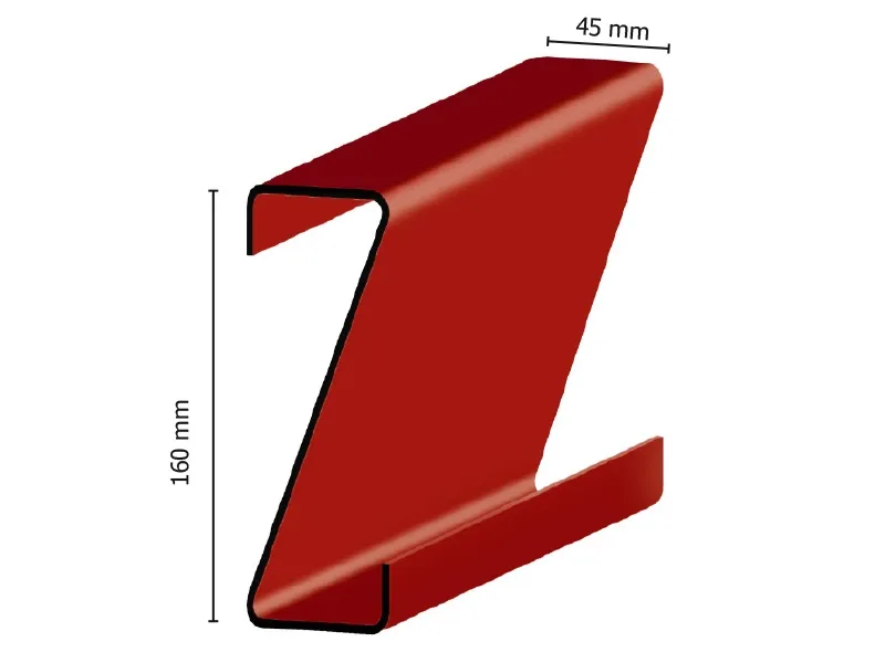 Bjælke 2750 mm Z160x50 4500 kg